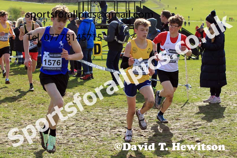 Boys Under-15s 2022 CAU Inter Counties Cross Country, Prestwold Hall, Loughborough.  Photo: David T. Hewitson/Sports for All Pics